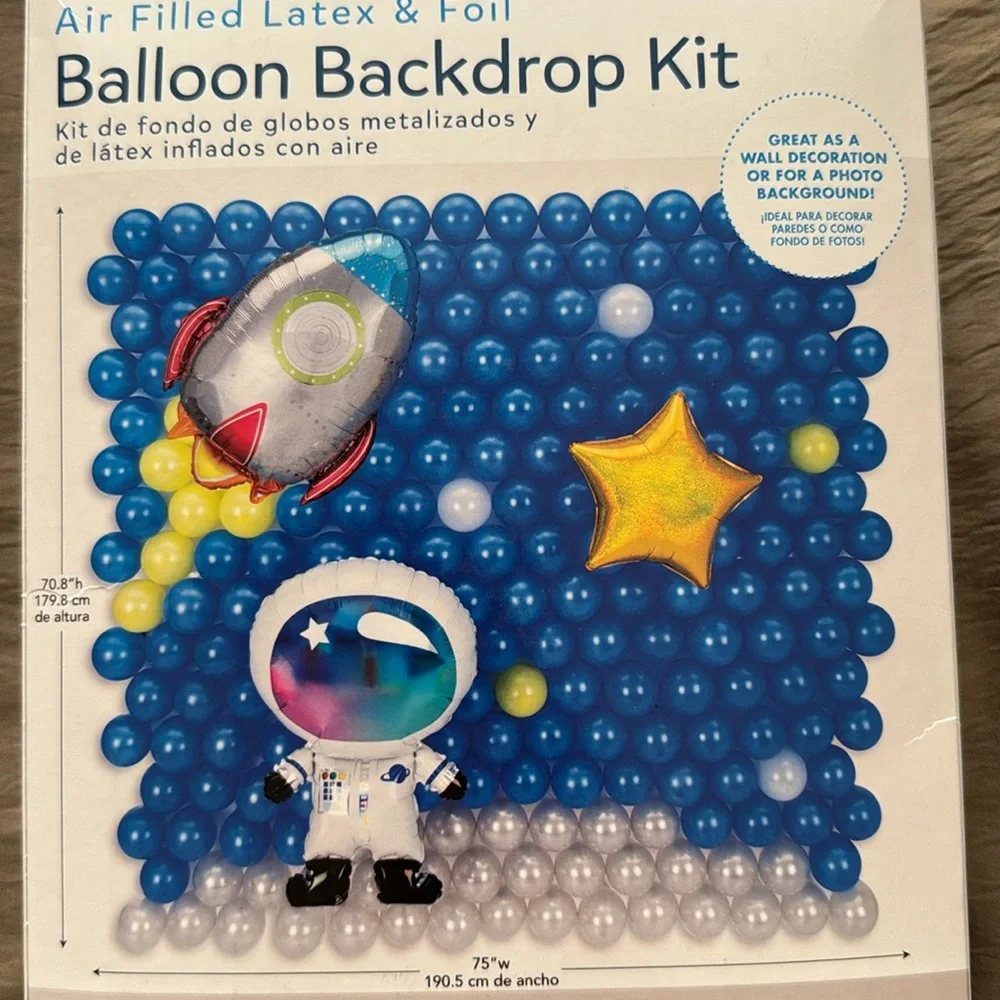 Balloon Backdrop Kit, NEW, Space Theme, So Fun
